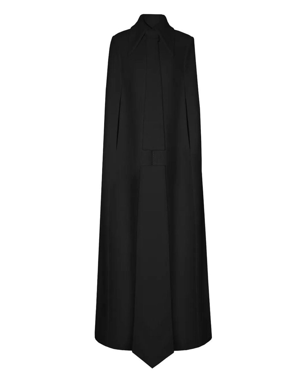 Vestiaire d'un Oiseau Libre Black Maxi Cashmere Coat