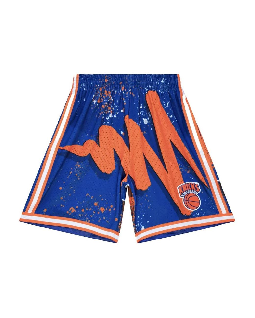 Mitchell & Ness Blue "Nba New York Knicks 1991" Hyper Hoops Swingman Shorts for men