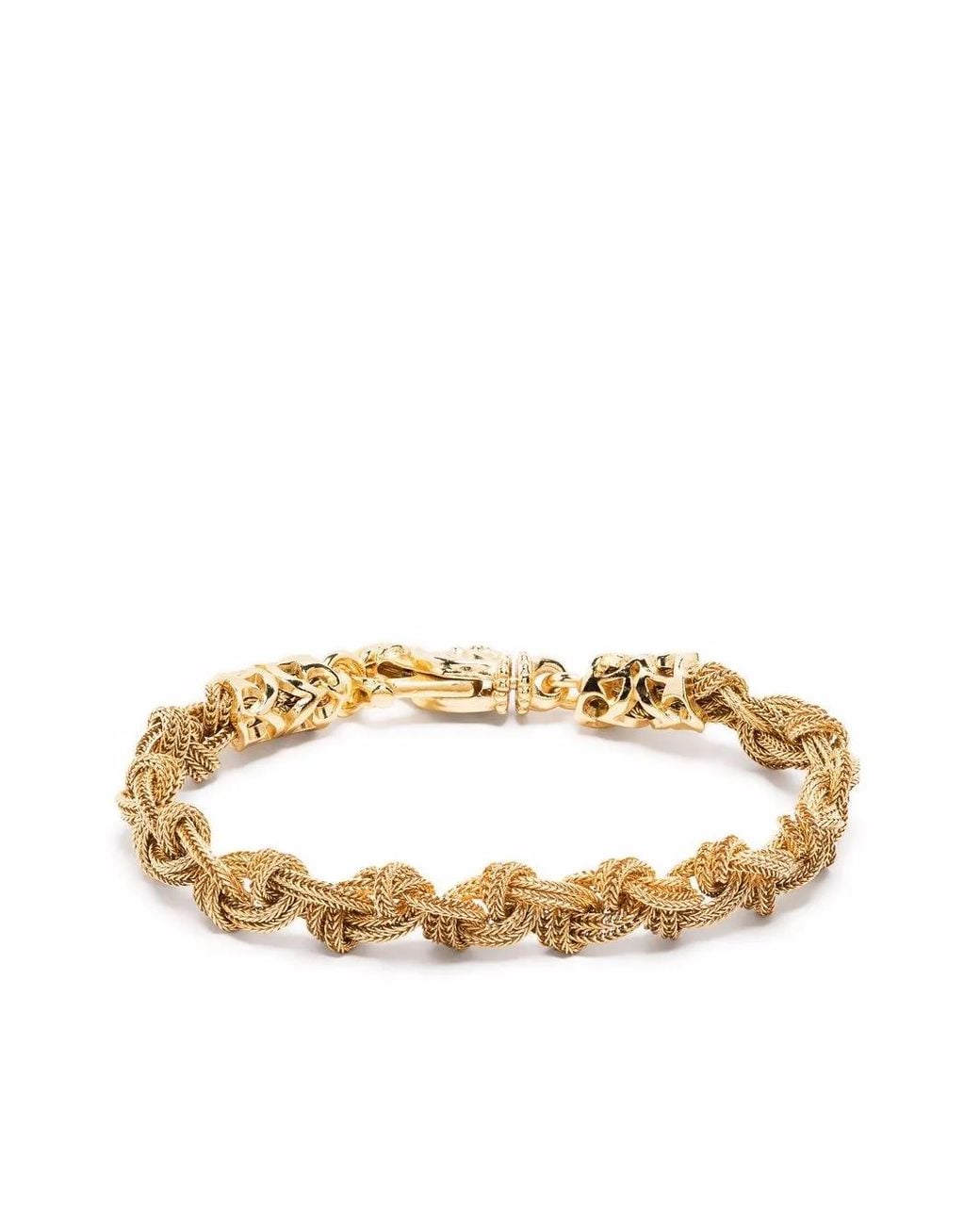 Emanuele Bicocchi Metallic Knot Braid Bracelet