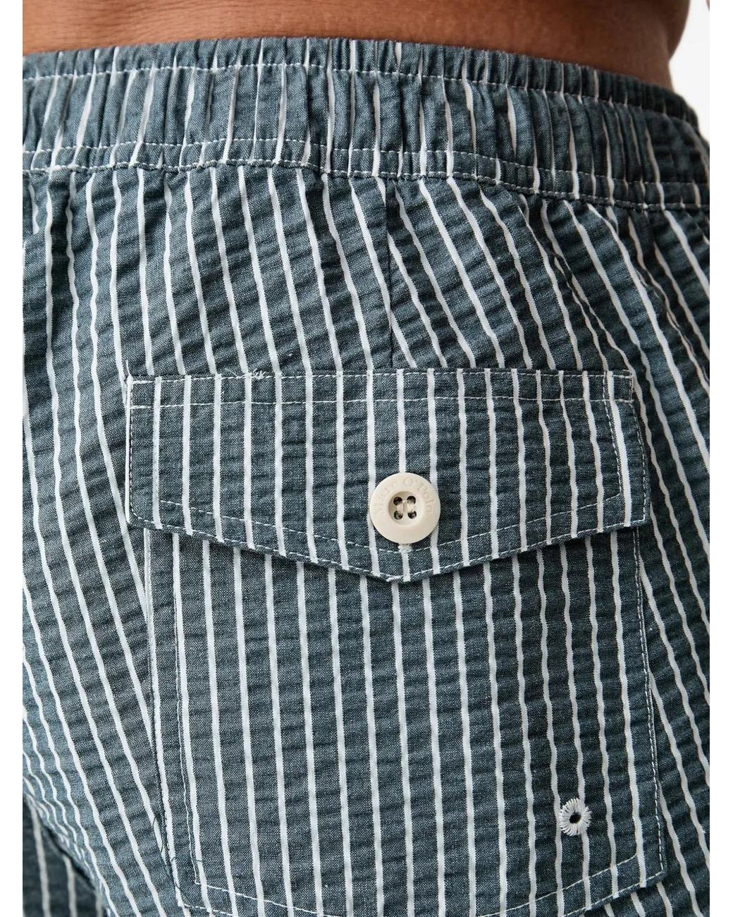 Marc O' Polo Blue Striped Swim Shorts for men