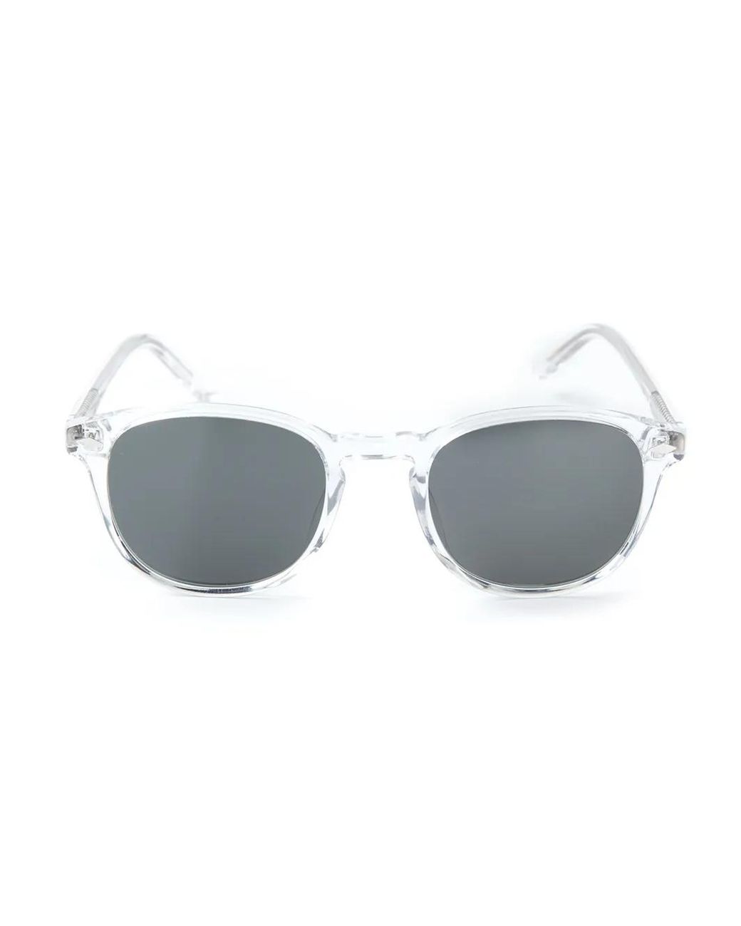 Lesca Blue Transparent Frame Sunglasses