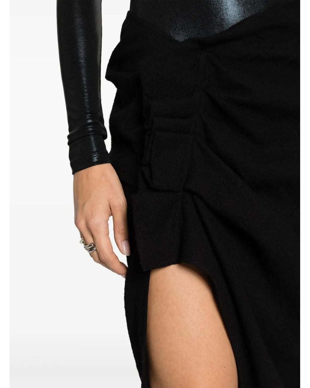 Rick Owens Black Skirts