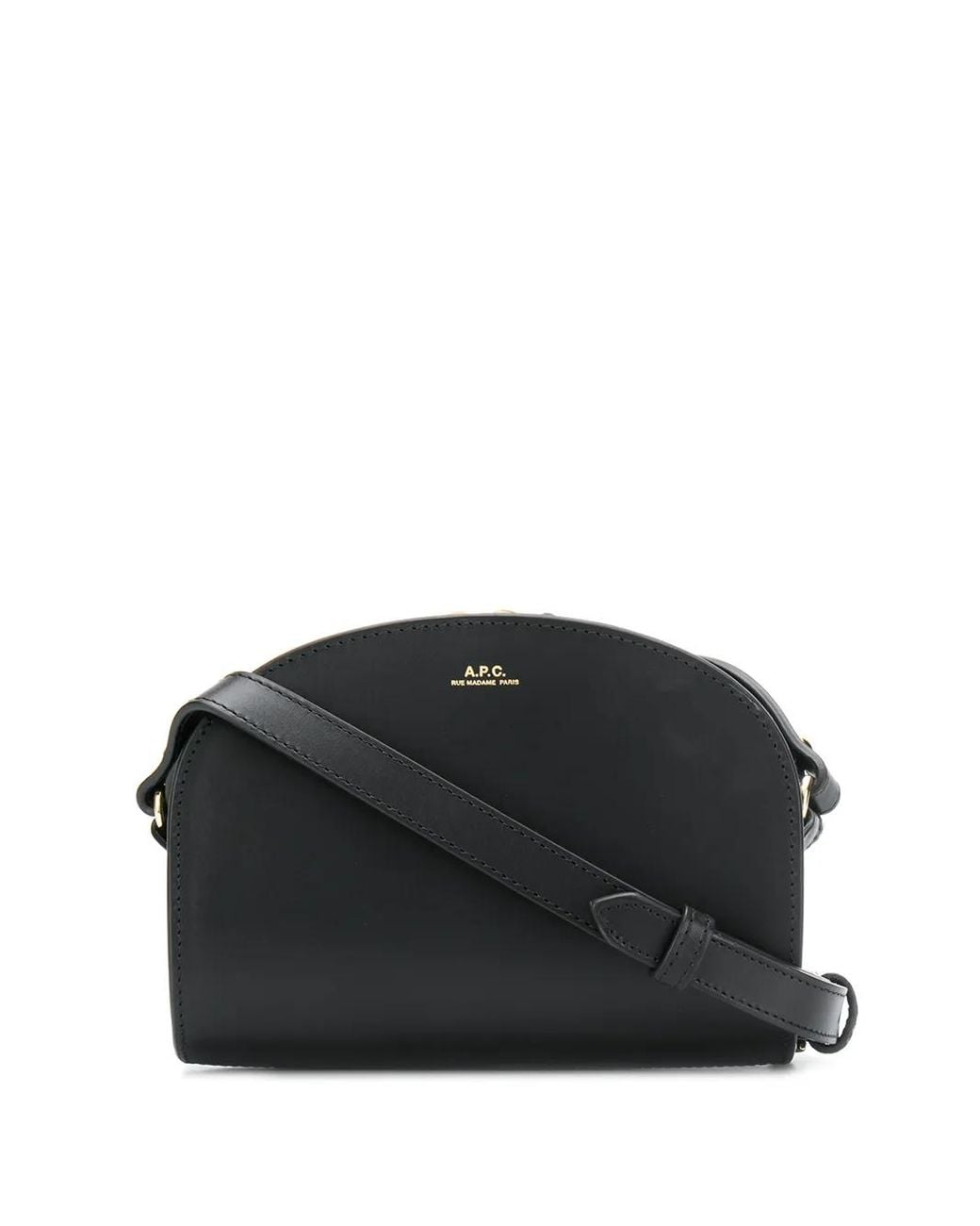 A.P.C. Black Sac Demi-Lune Mini