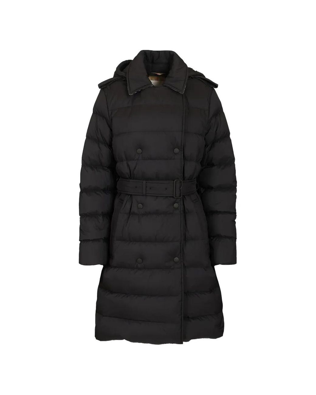Burberry Black Kent Quilted Coat