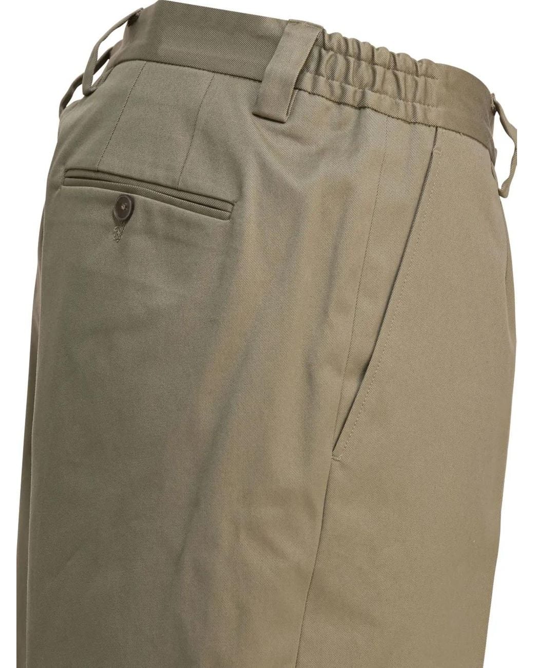 Briglia 1949 Green Buttoned Trousers for men
