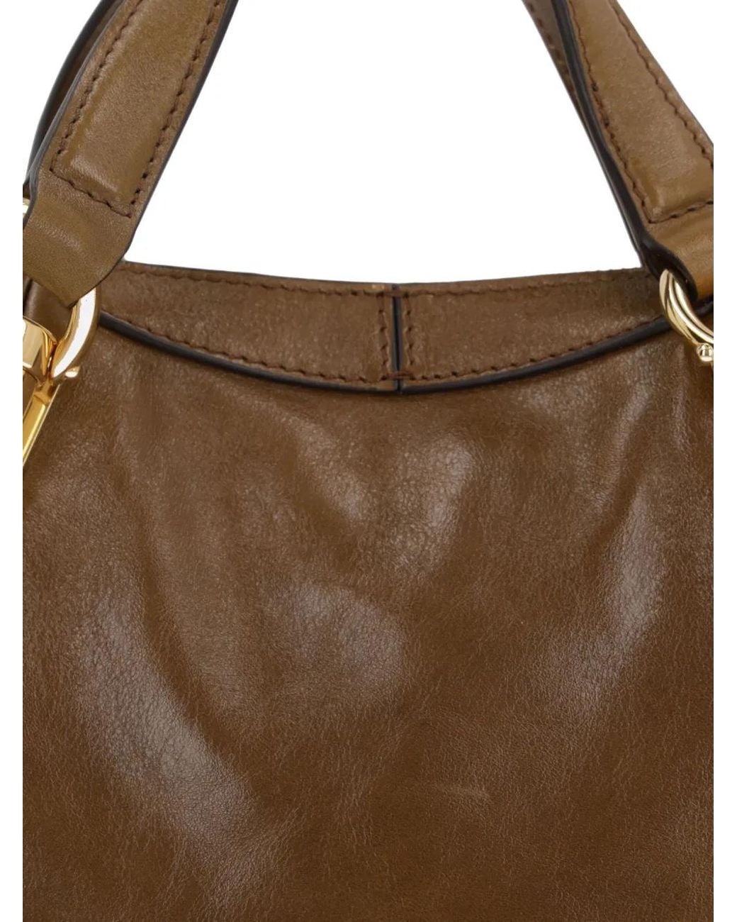 Chloé Brown Paraty Shoulder Bag