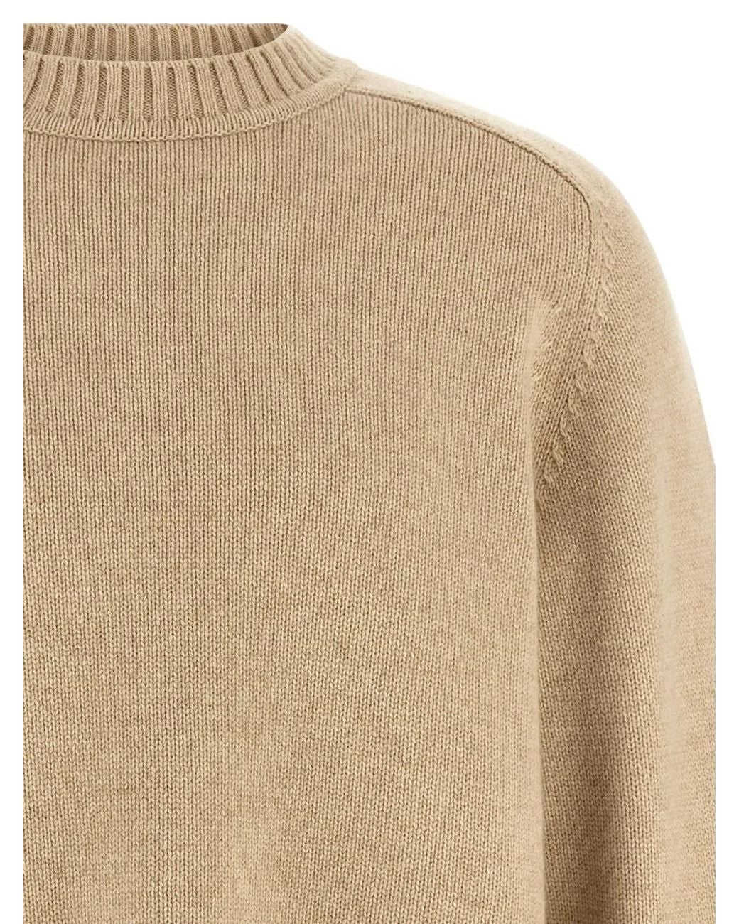Extreme Cashmere White Ordinary Saddle-Sleeve Sweater
