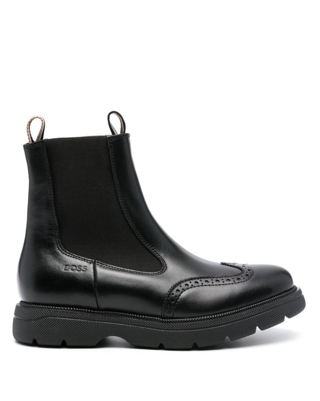 Hugo boss hotsell leather chelsea boots