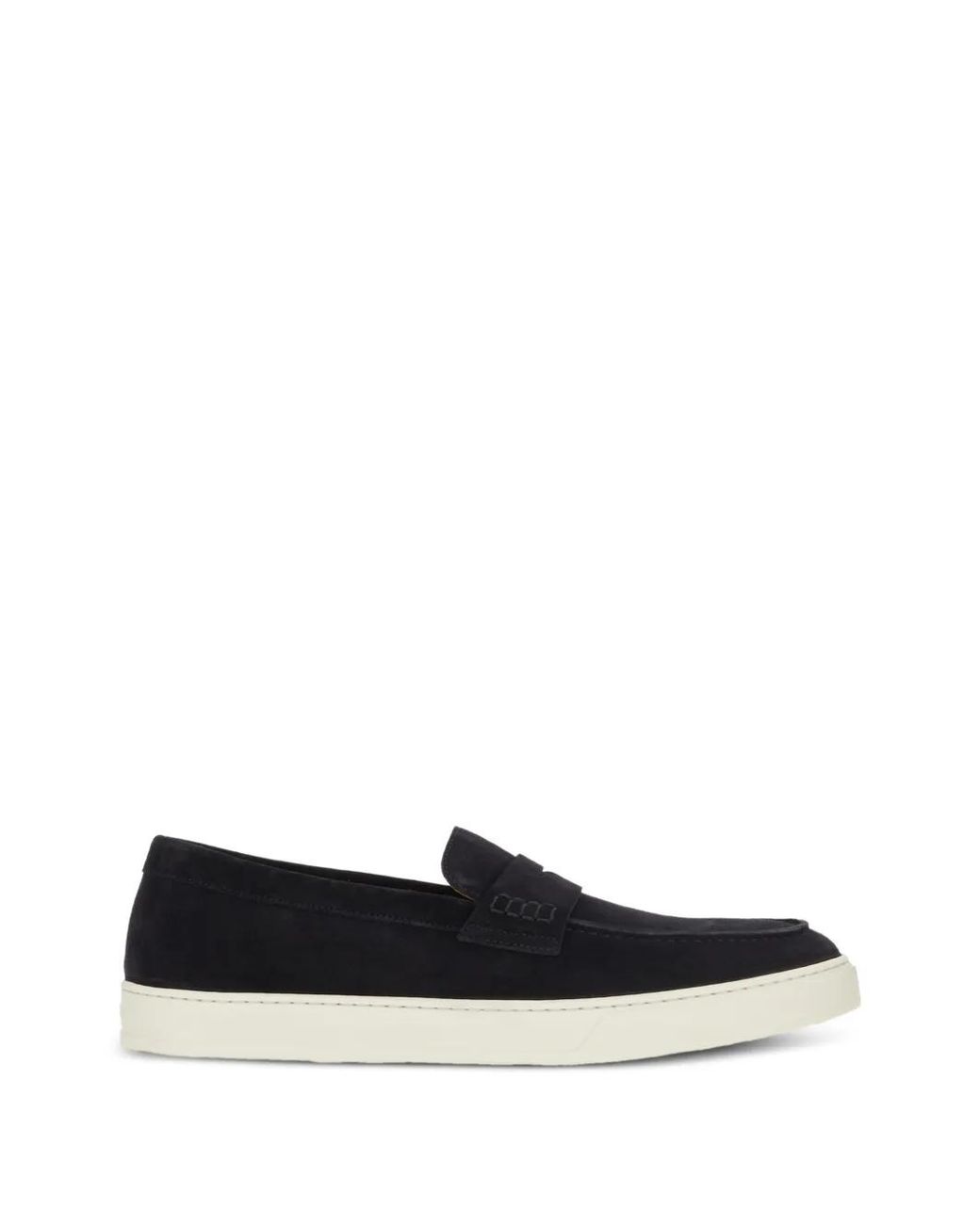 Doucal's White Suede Slip-On Loafers for men