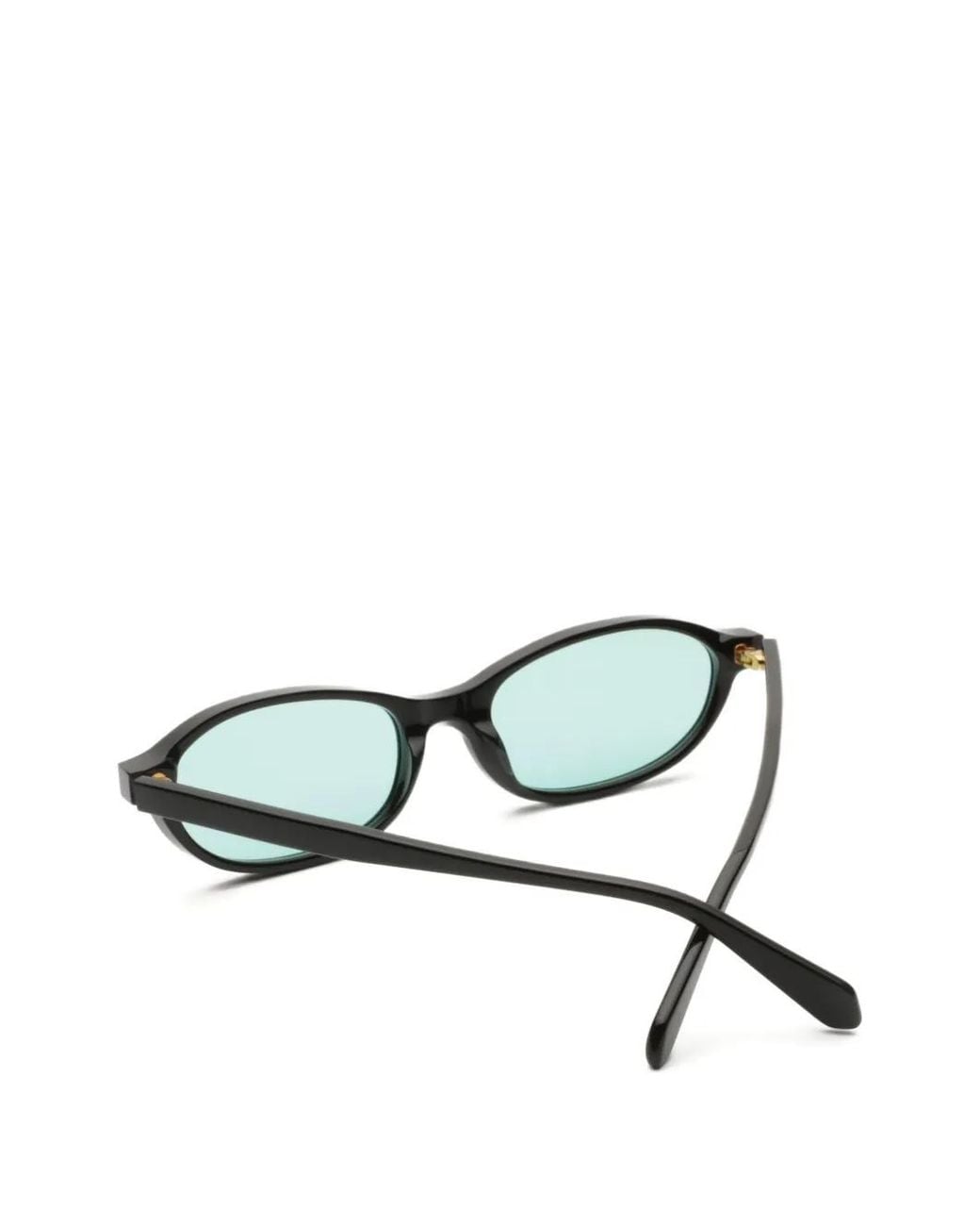 Gast Green Solea Oval-Frame Sunglasses