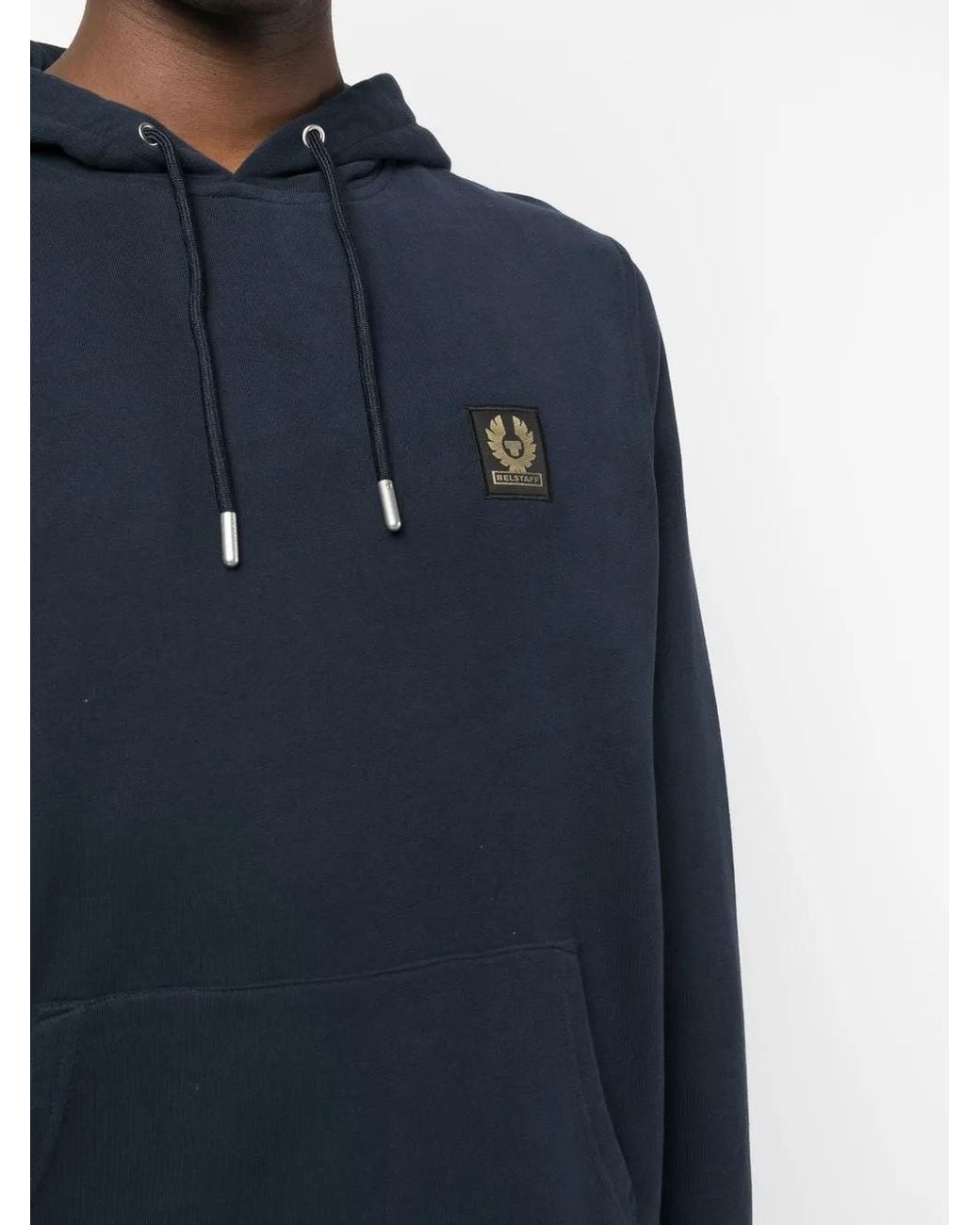 Hoodie À Patch Logo Belstaff pour homme en coloris Blue