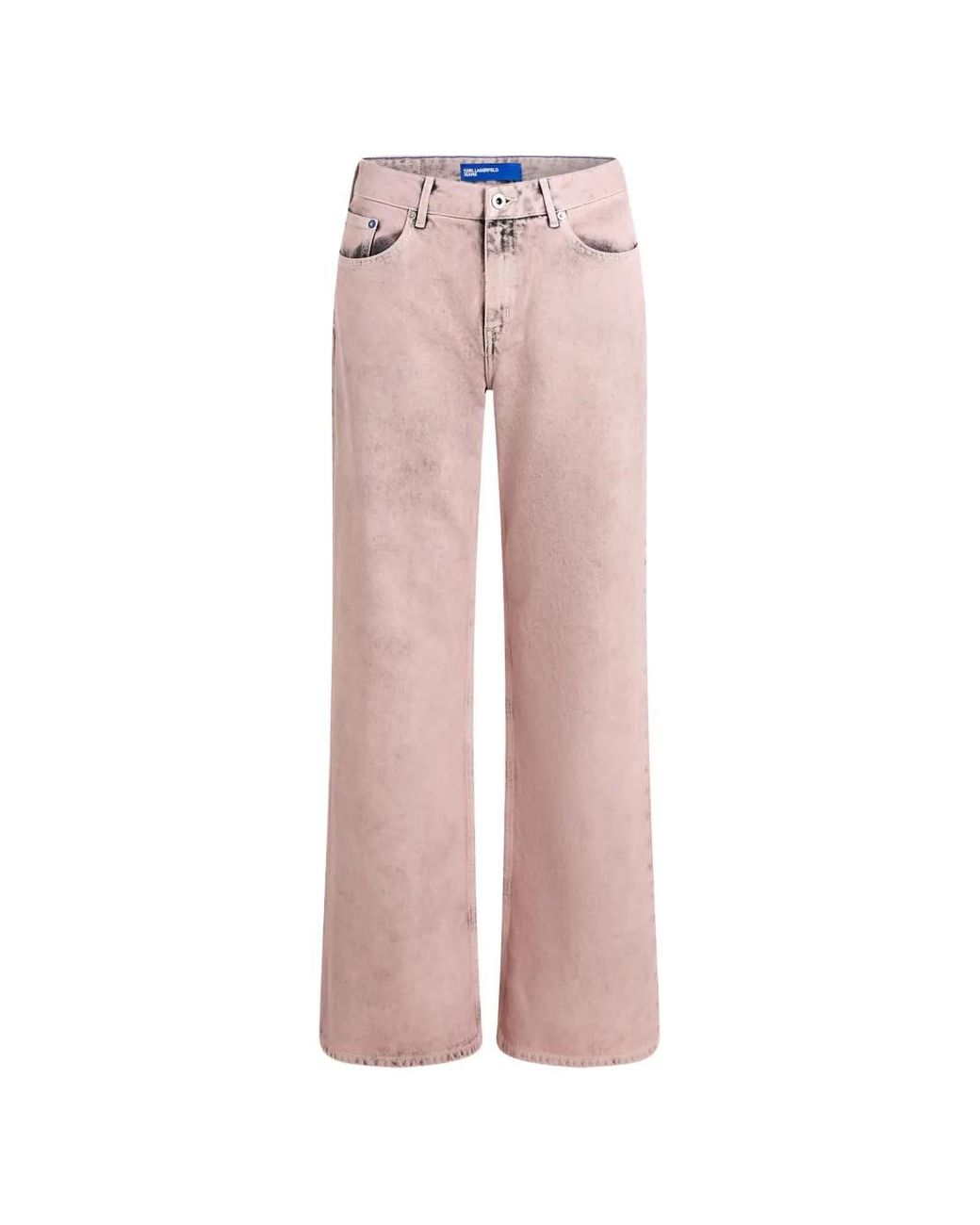 Karl Lagerfeld Pink Five-Pocket Jeans