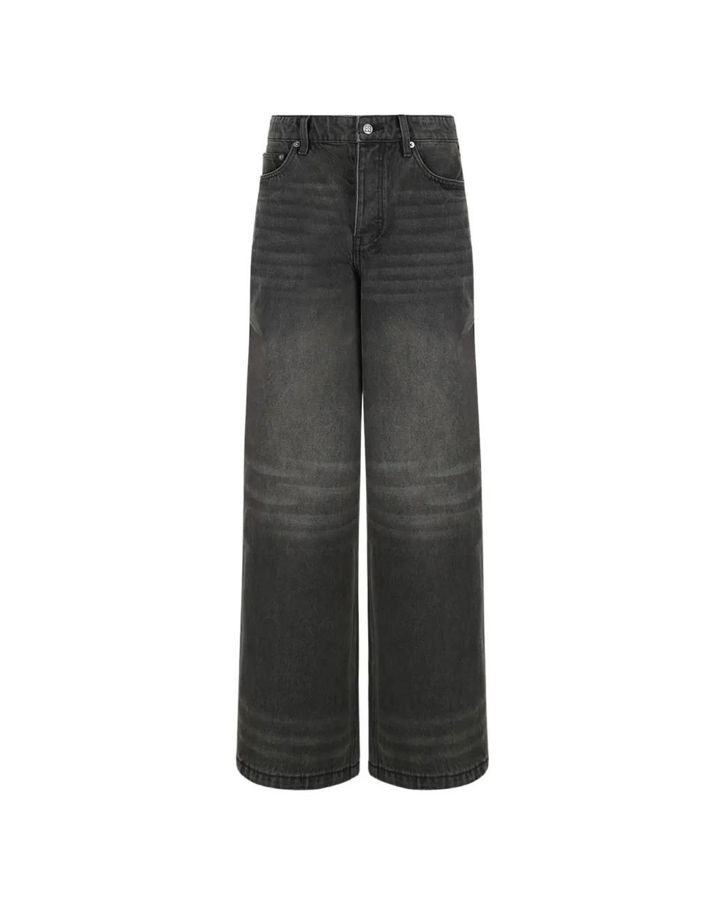 Ksubi Gray Jean Ample À Effet Délavé for men