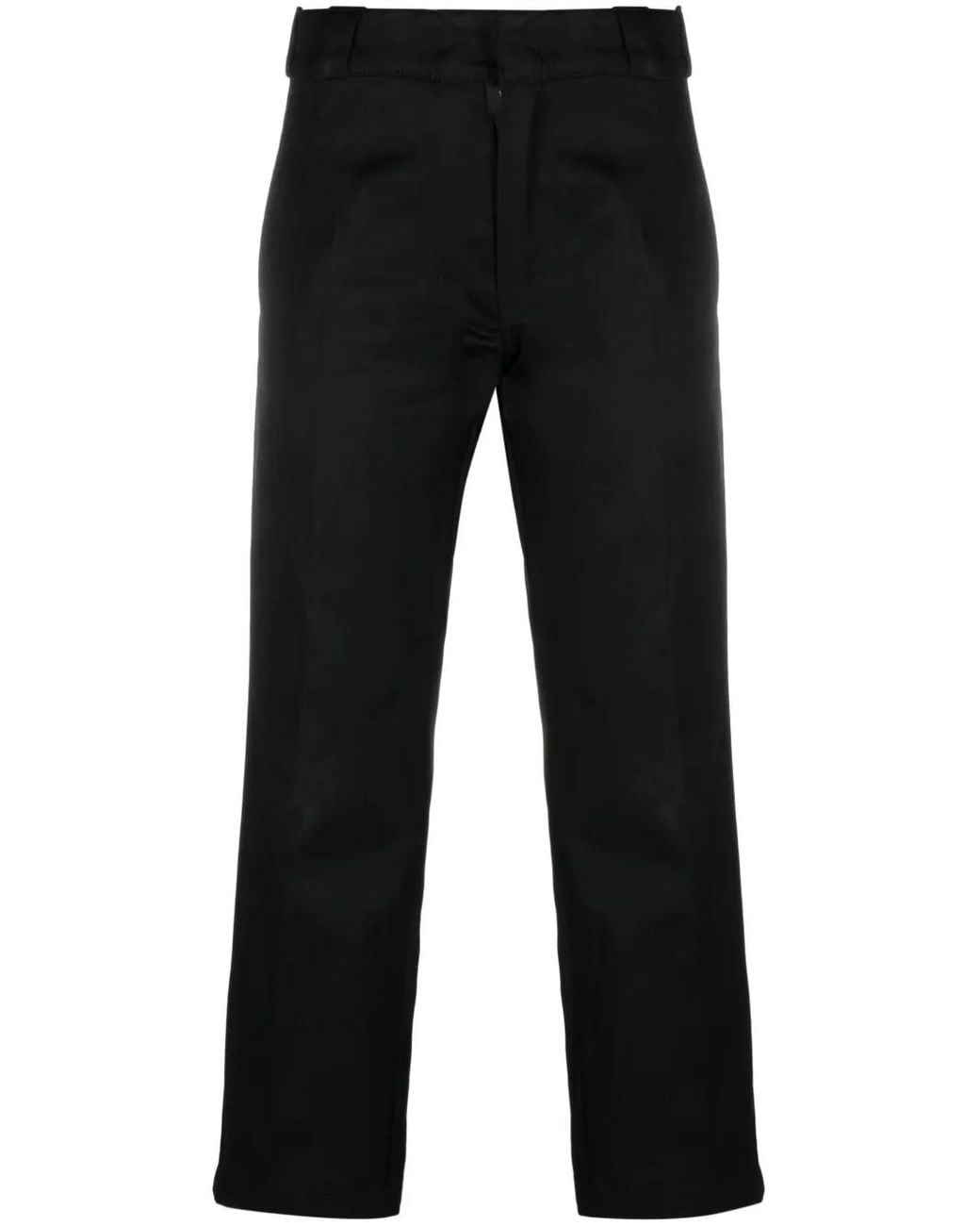 Dickies Black Straight-Leg Cropped Trousers