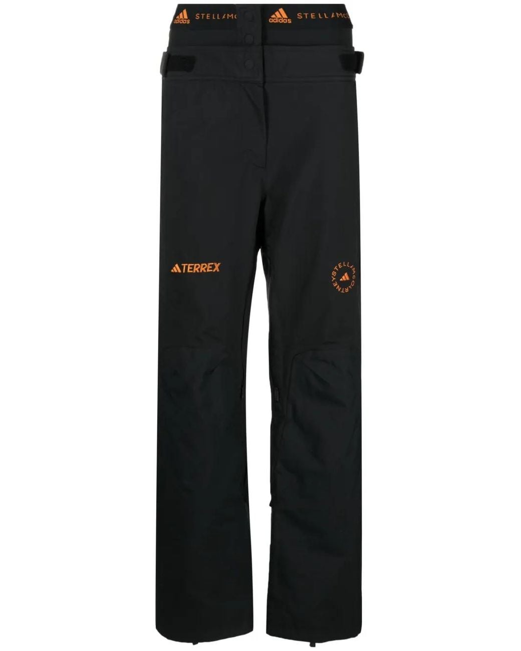 Adidas Black X Terrex Logo-Embroidered Straight-Leg Trousers