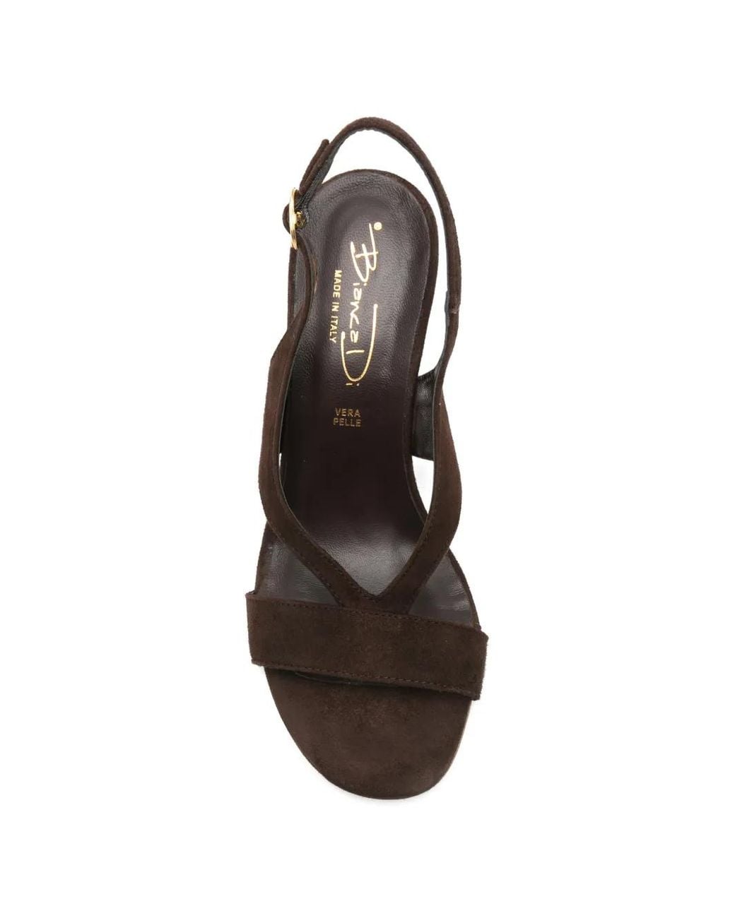 BIANCADI White Suede Sandals