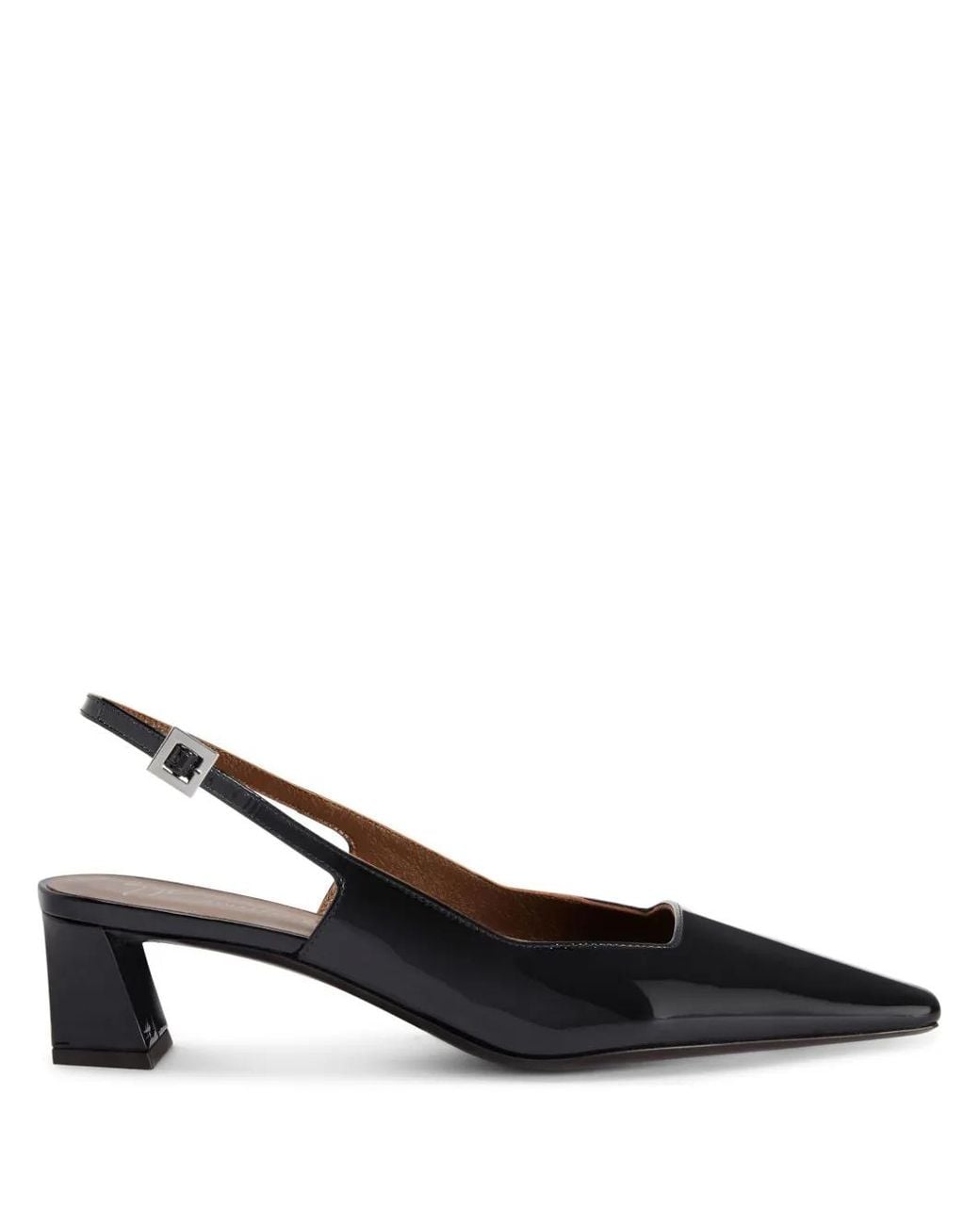 Giuseppe Zanotti Black 45Mm Brendha Sling Back Pumps