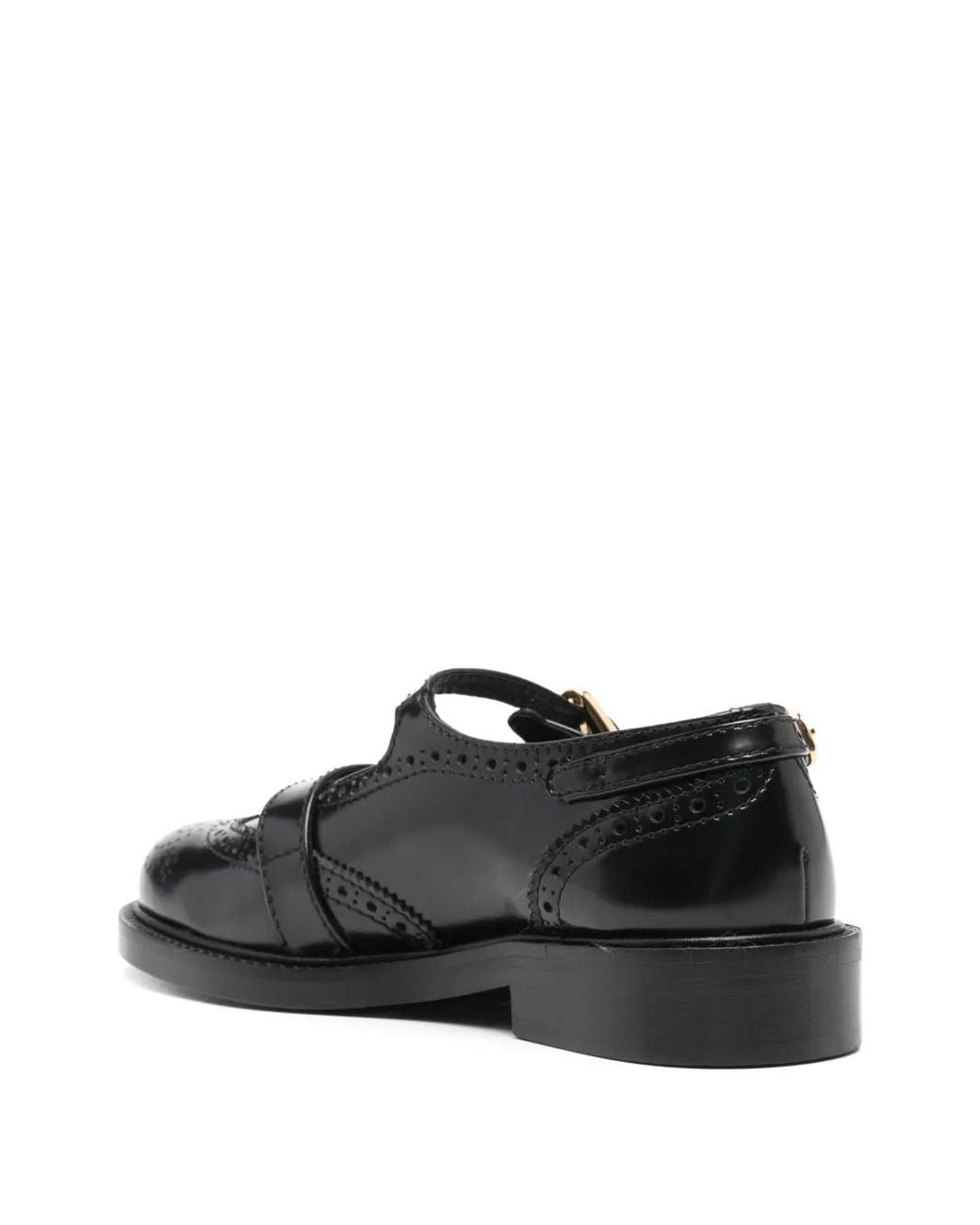 Sandro Black Multi-Buckle Mary Jane Loafers
