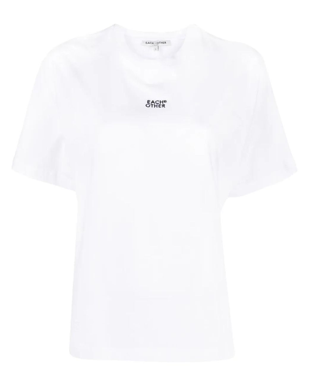 Each x Other White Logo-Print Cotton T-Shirt