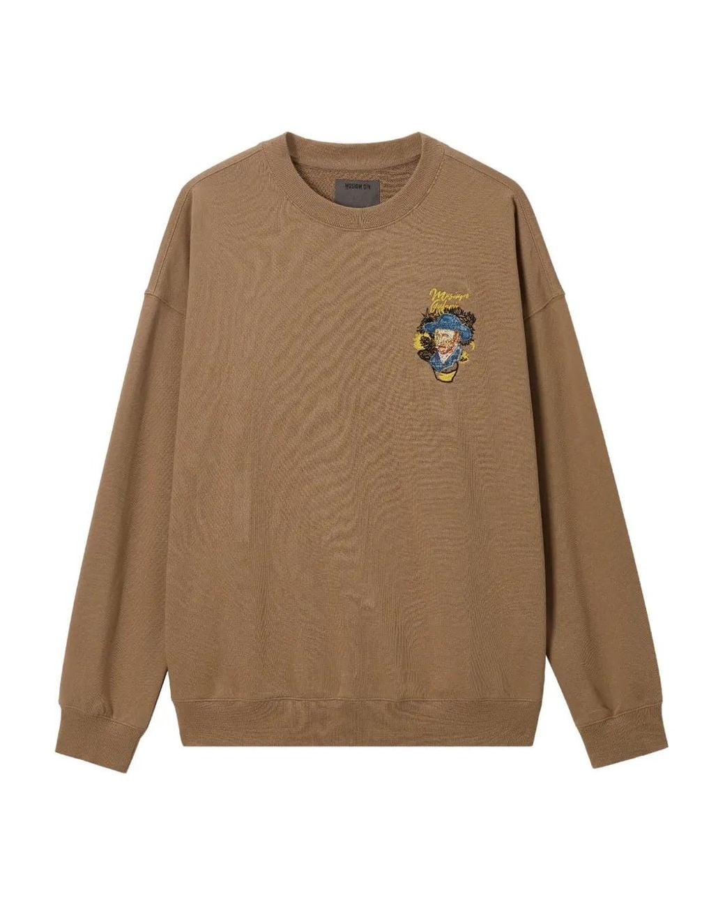 Musium Div. Natural Van Gogh Sunflower Sweatshirt for men