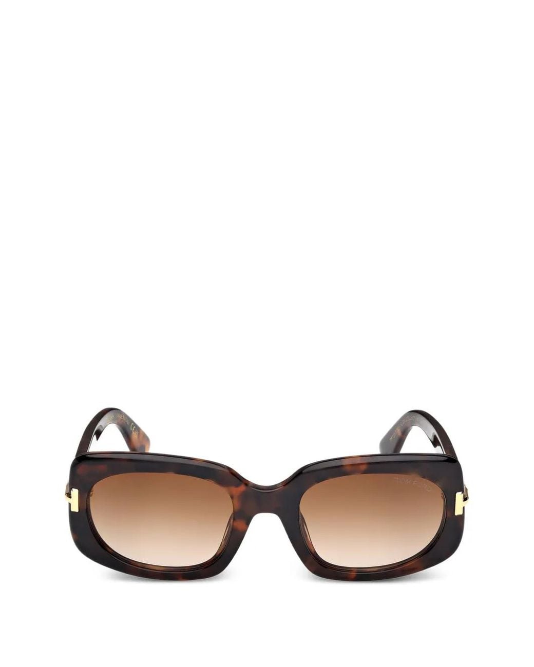 Tom Ford Brown Icon Geometric Sunglasses
