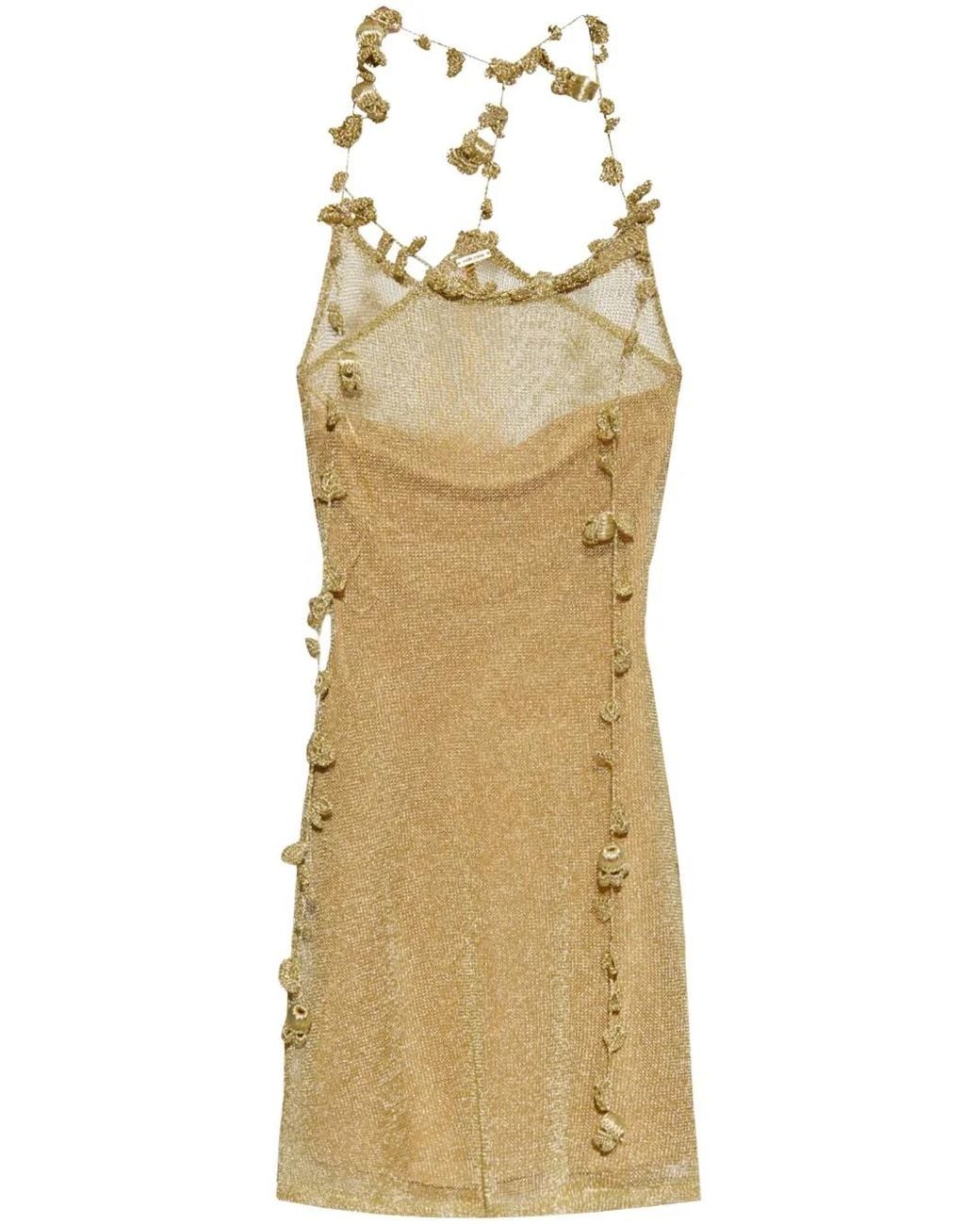 slim fit dress slacks MORGAN CROCHET GOWN main image 0