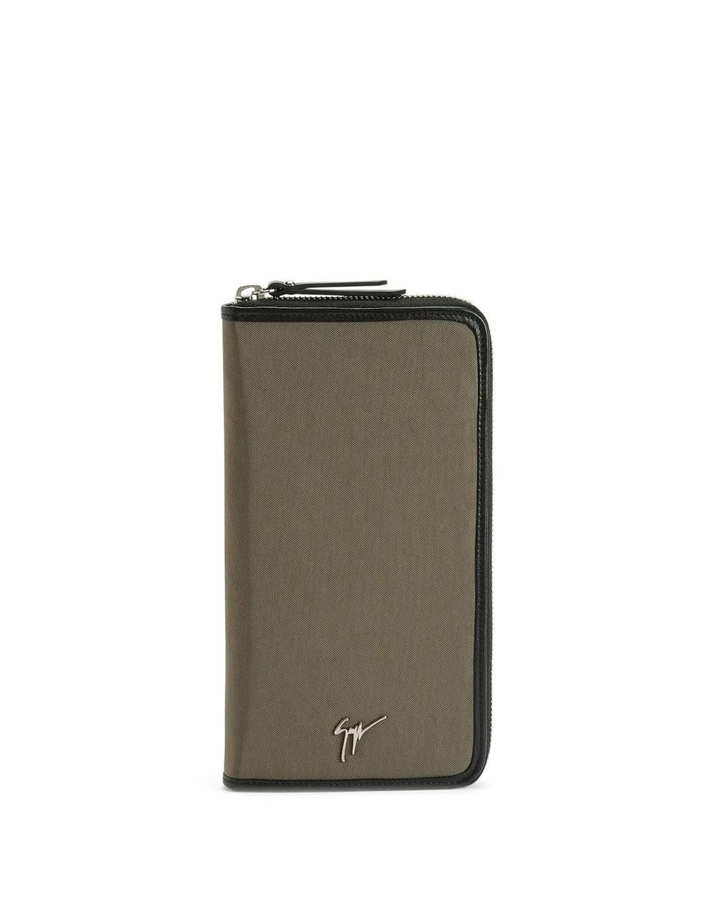 Giuseppe Zanotti Green Samuel Continental Wallet for men