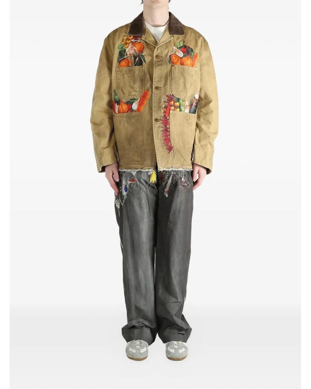 Doublet Metallic Vegetable-Embroidered Jacket