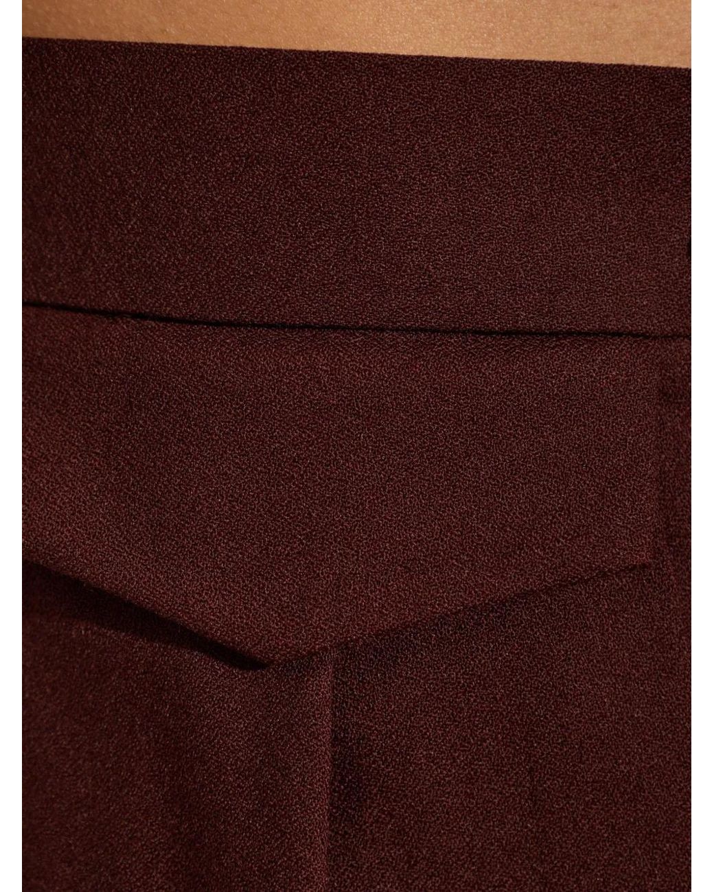 Issey Miyake Purple Creased Wide-Leg Trousers