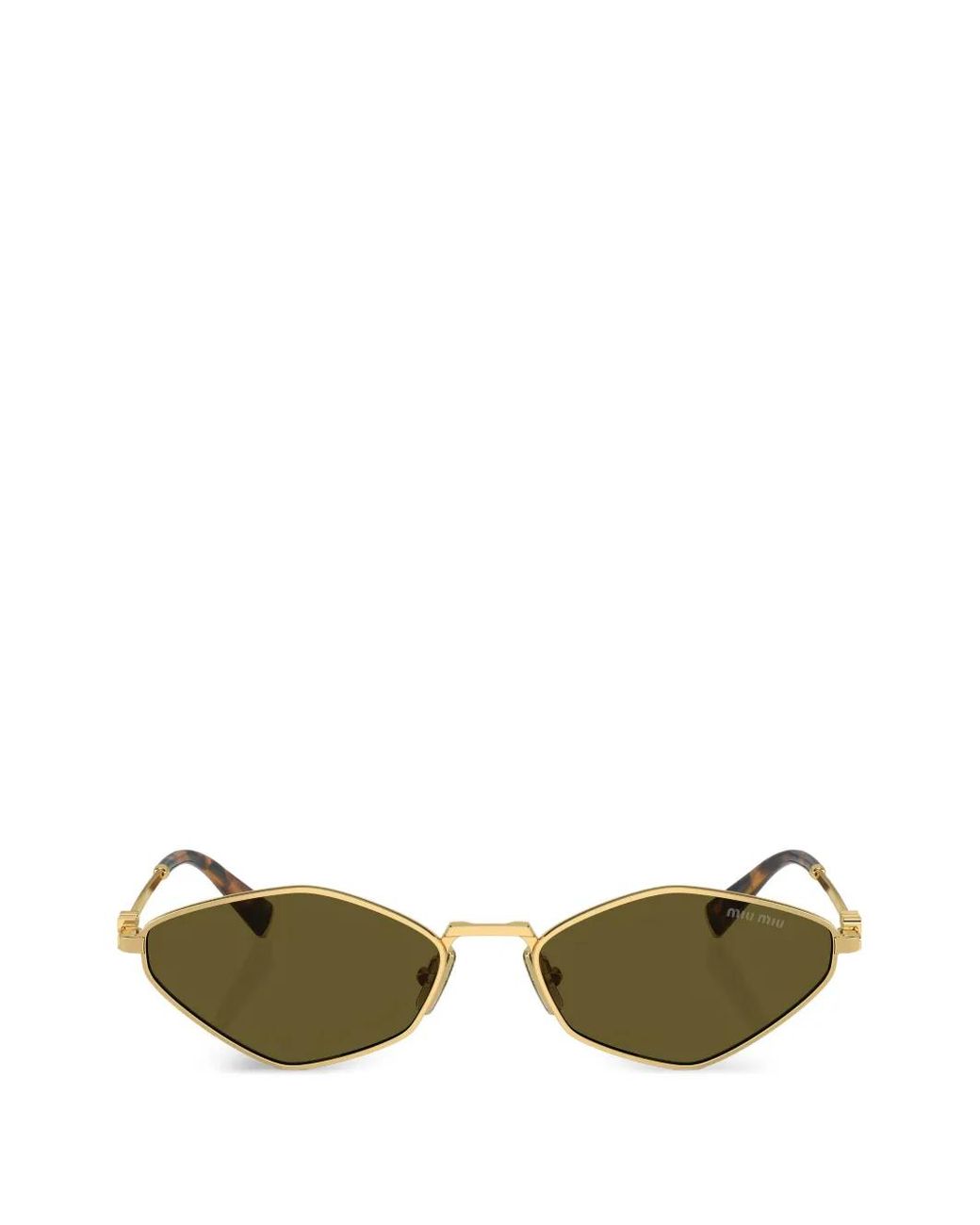 Miu Miu Multicolor Geometric Frame Regard Sunglasses