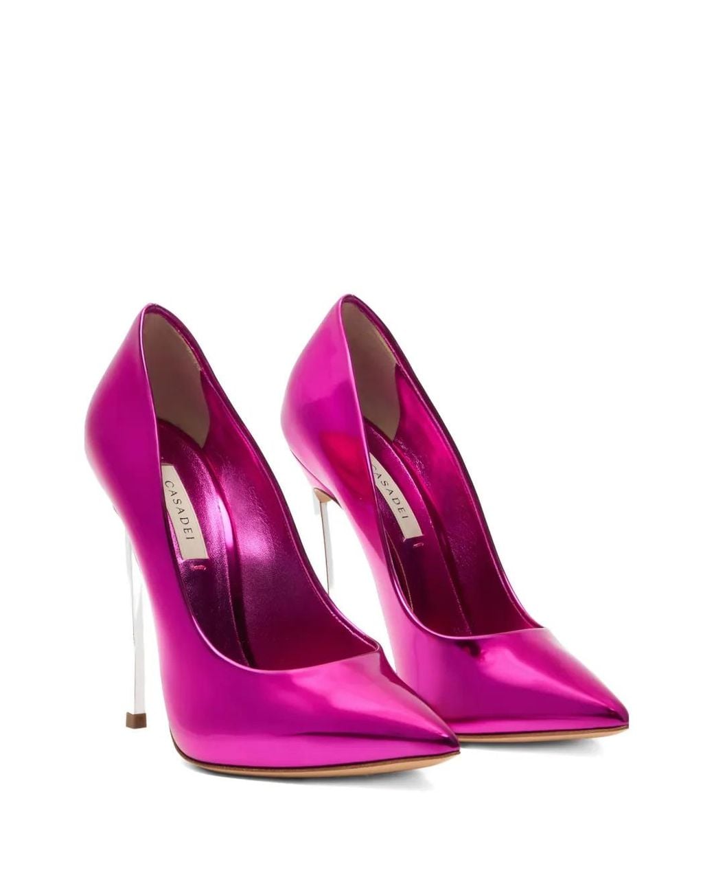 Casadei Pink Heeled Pumps