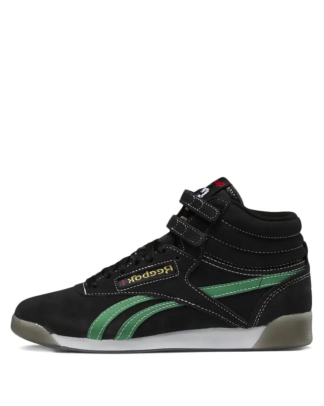 Reebok Black Freestyle High Sneakers