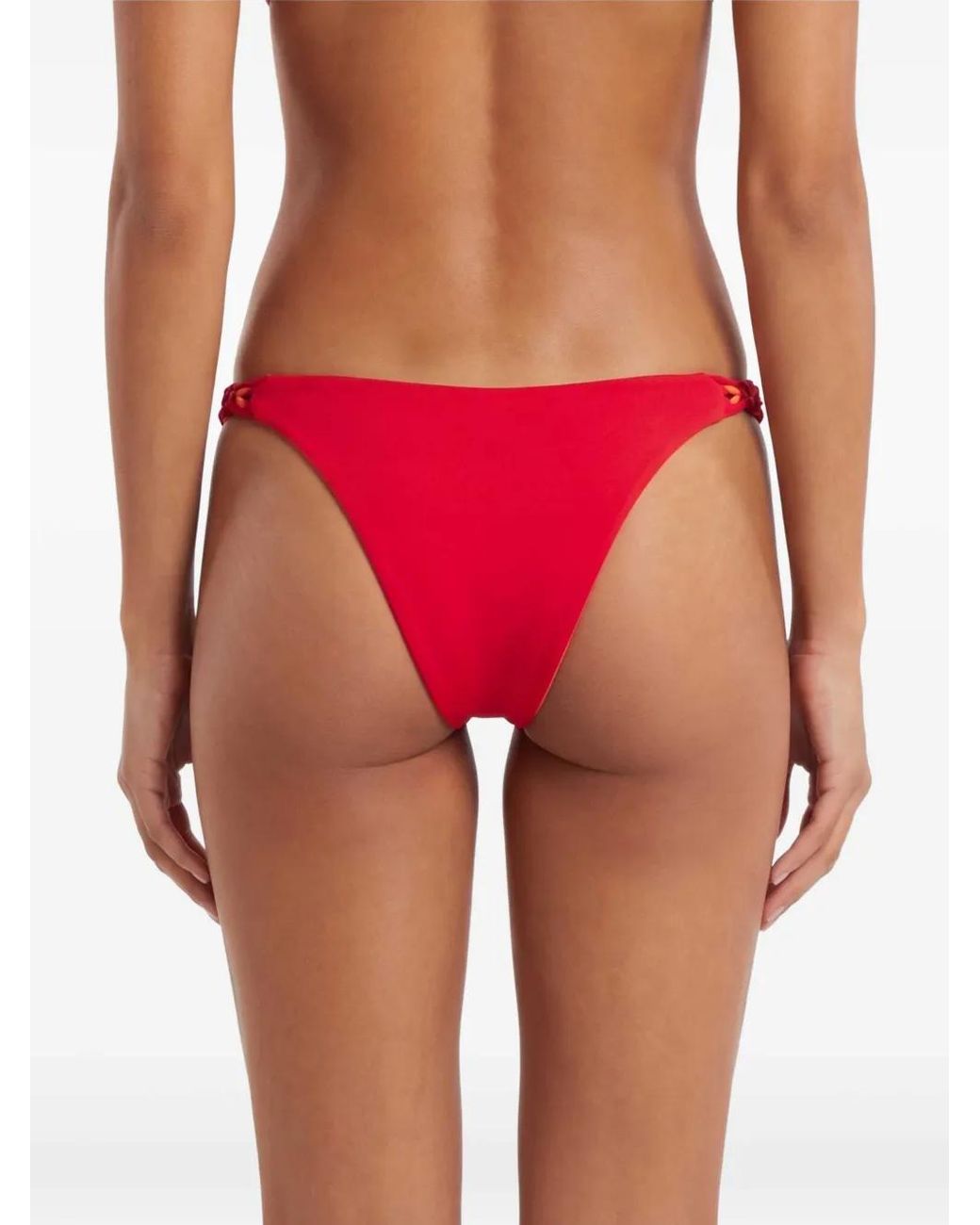 Isa Boulder Tri-Twist Bikinislip in het Red