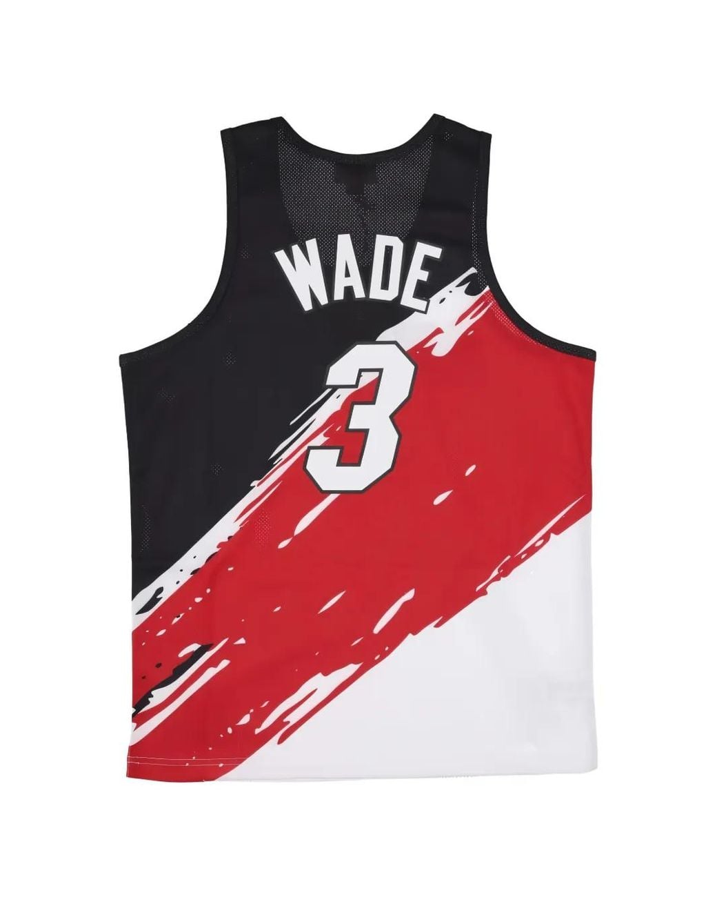 Mitchell & Ness Red Paint Brush Mesh Vest for men