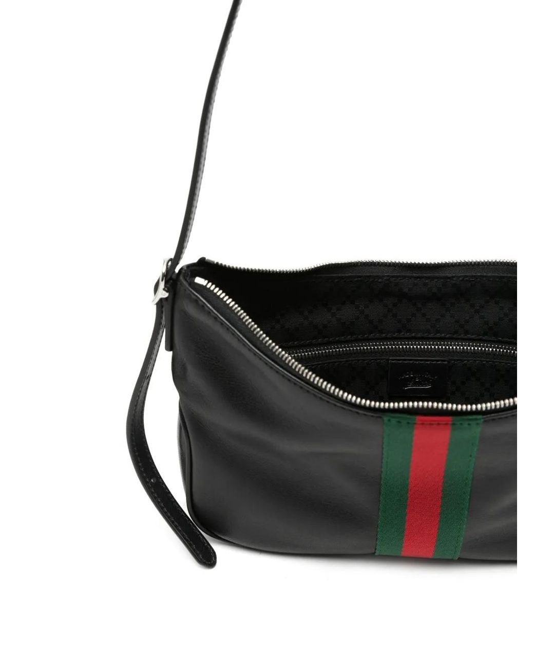 Gucci White Lunetta Small Crossbody Bag