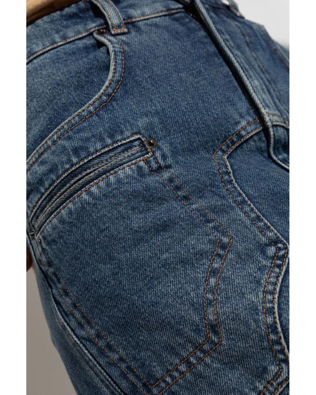 Isabel Marant Blue Denim Skirt Britt,