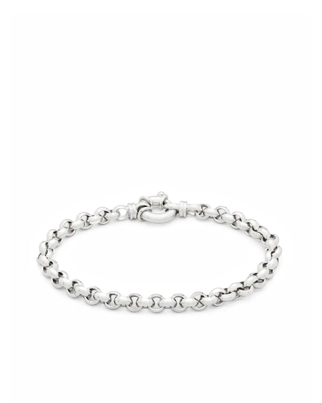 Tom Wood White Thick Rolo Bracelet