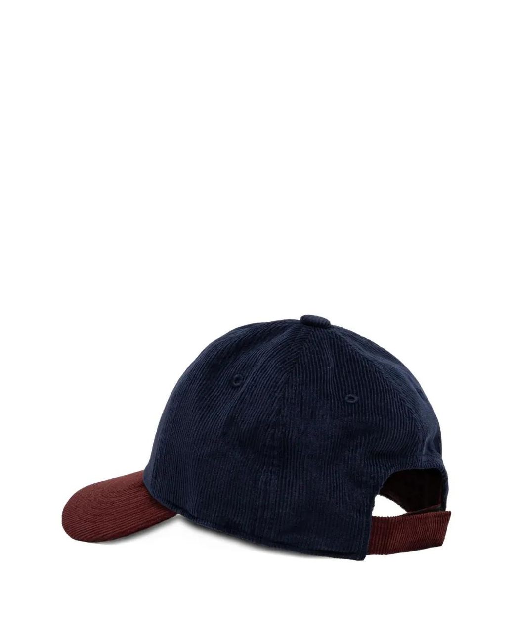Autry Blue Corduroy Two-Tone Baseball Cap