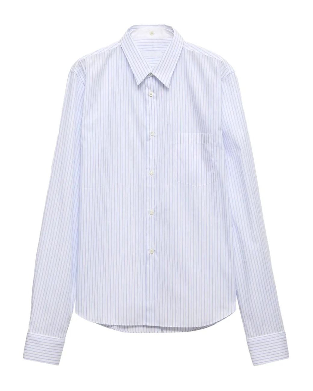 Camicia A Righe di Prada in White da Uomo