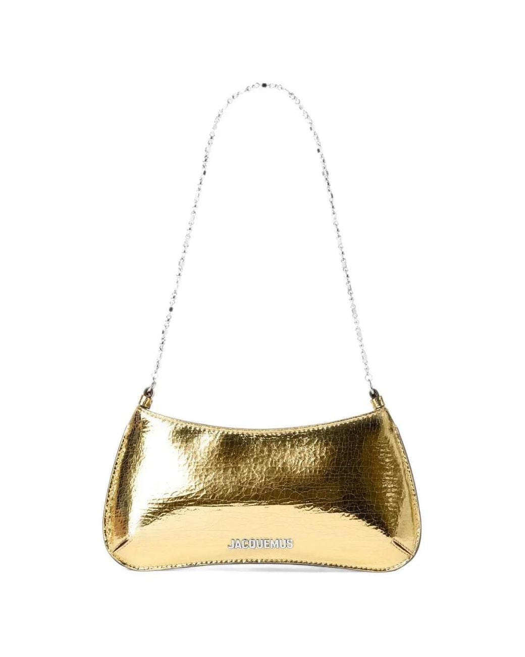 Jacquemus Metallic The Small Bisou Chaîne Shoulder Bag