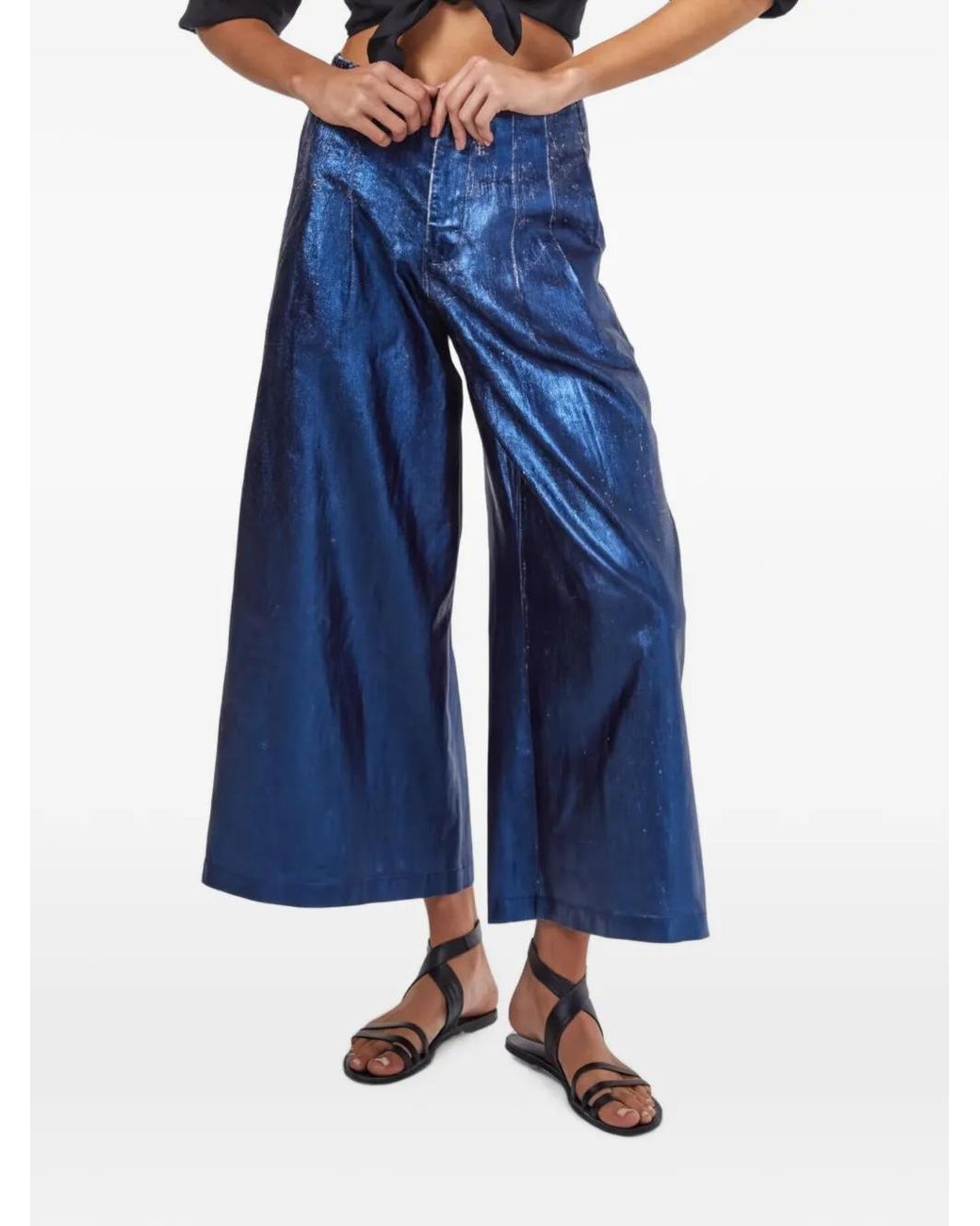 Lanhtropy Blue Weite Hose
