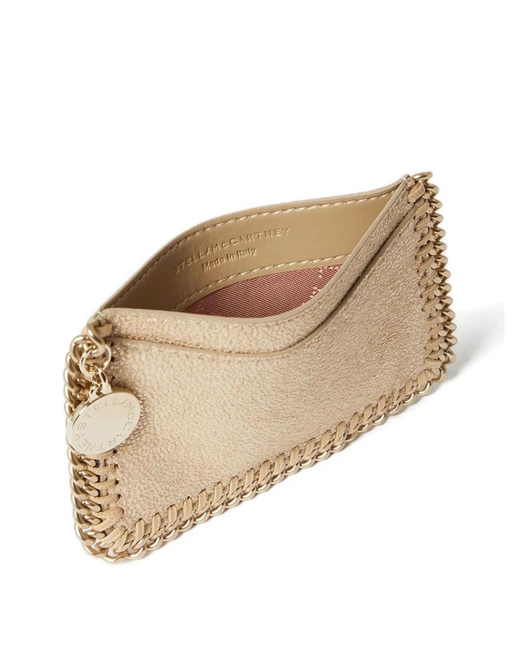 Stella McCartney Natural Falabella Slip Cardholder