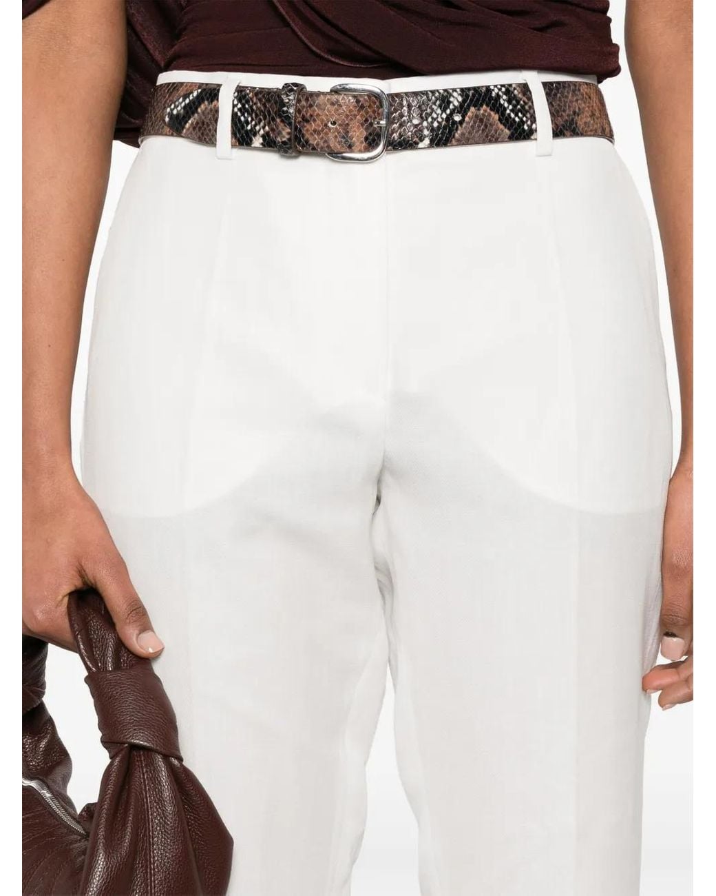 Sportmax White Raoul Trousers