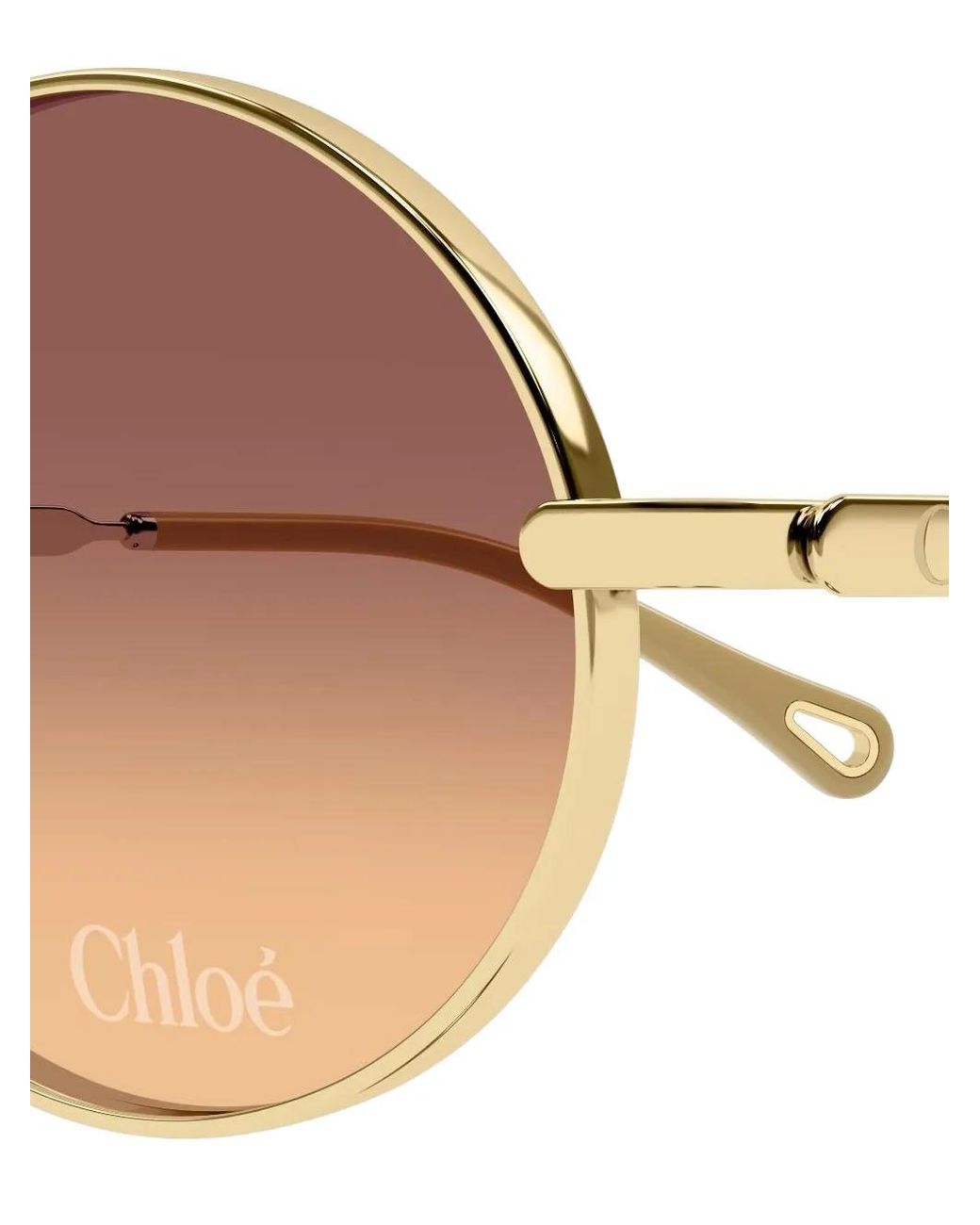 Chloé Brown Ch0326S Round Frame Sunglasses