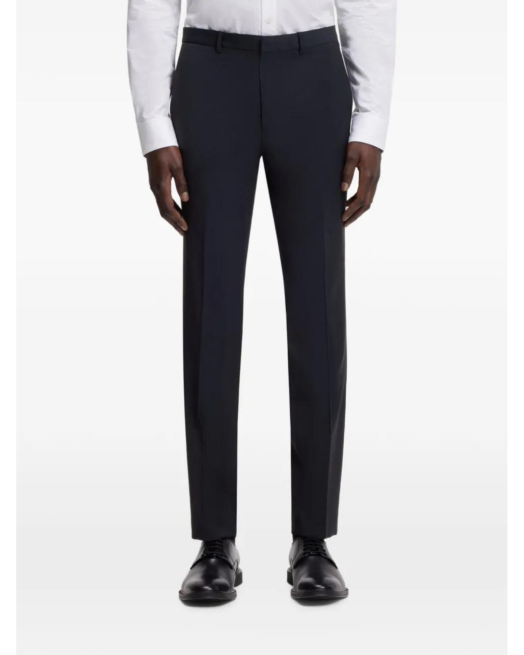 HUGO Blue Extra-Slim-Fit Trousers for men