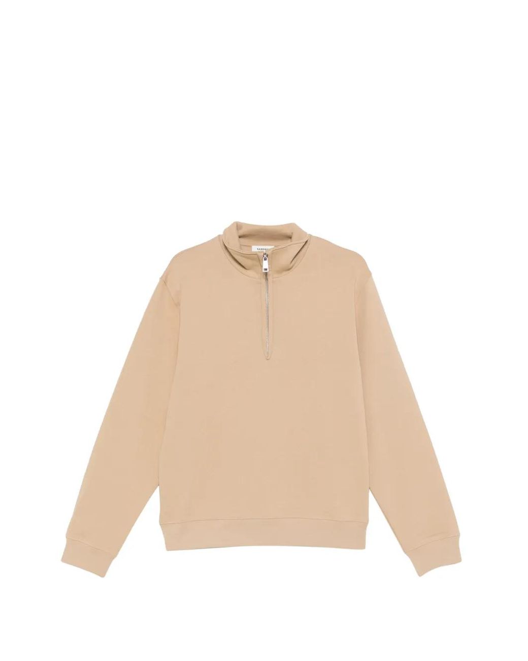 Sandro Natural Half-Zip Sweatshirt for men
