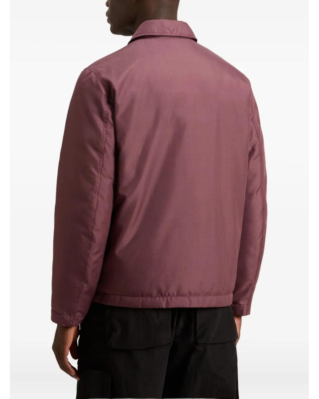 Woolrich Purple Cordura Patch-Pocket Jacket for men