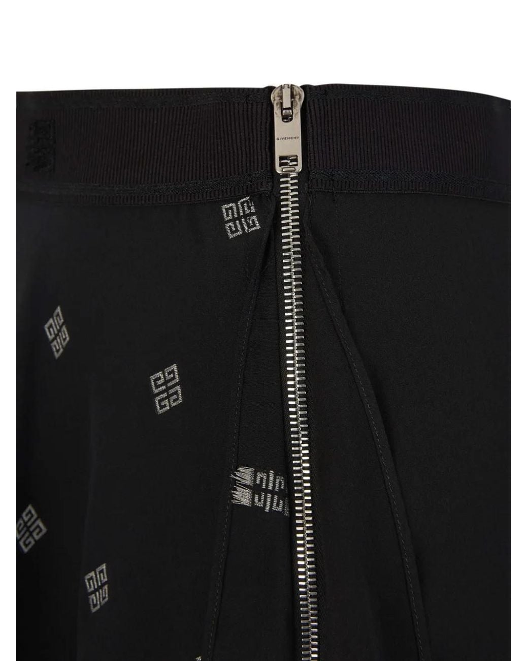 Givenchy Black Asymmetrical Skirt