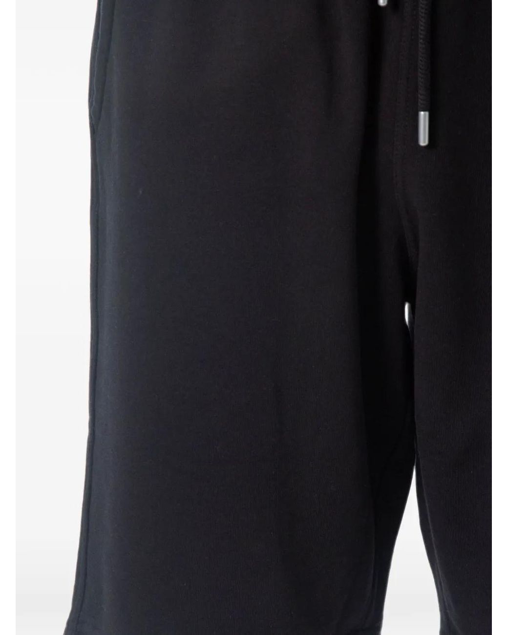 Mc2 Saint Barth Black Short De Sport Cargo Argo À Lien De Resserrage for men