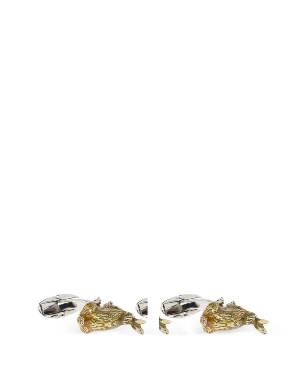 Paul Smith Metallic Rabbit Cufflinks for men